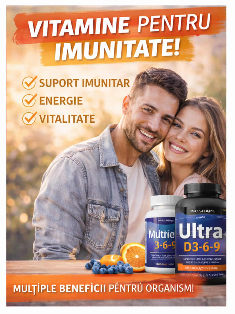 Vitamine pentru imunitate, energie si vitalitate - sustinere zilnica pentru organism