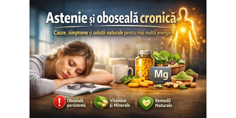 Astenie și oboseală cronică – cauze, simptome și soluții naturale pentru mai multă energie