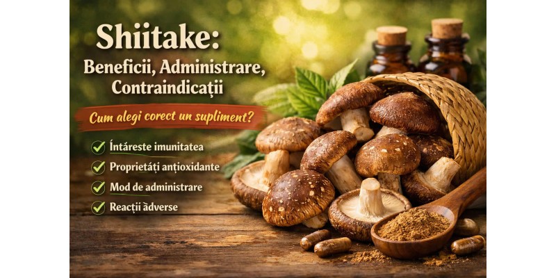 Shiitake beneficii administrare contraindicații și cum alegi corect un supliment natural
