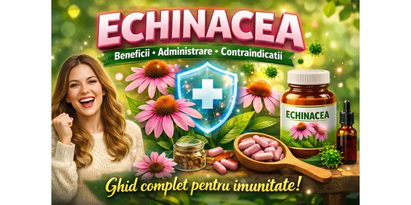 Echinacea beneficii pentru imunitate, administrare corectă și utilizare în sezonul rece