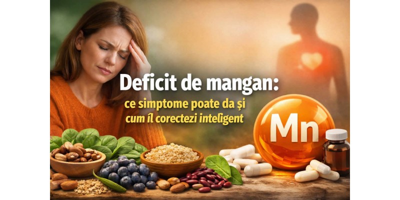 Deficit de mangan simptome, cauze și cum îl corectezi inteligent