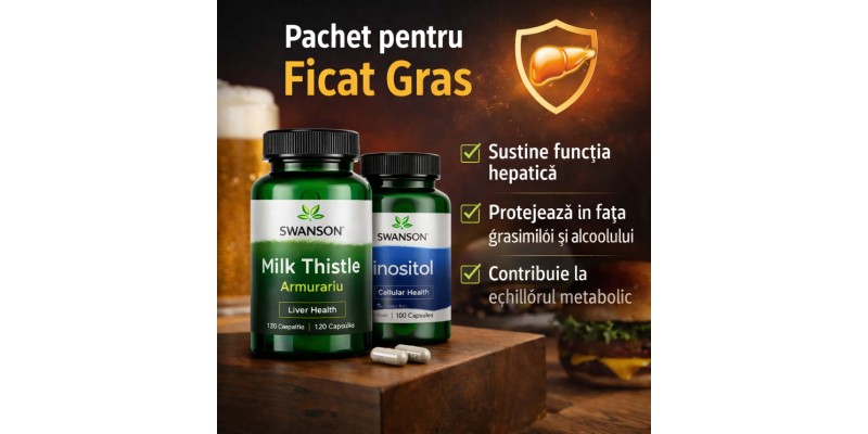 Pachet Ficat Sănătos – Suport pentru ficat gras și echilibru zilnic
