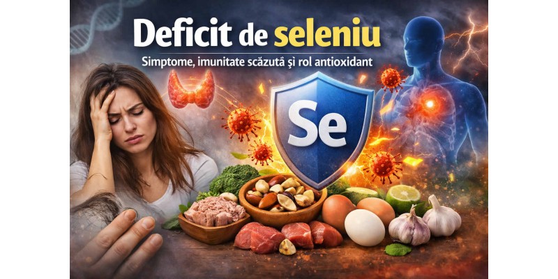 Deficit de seleniu simptome, imunitate scăzută și rol antioxidant