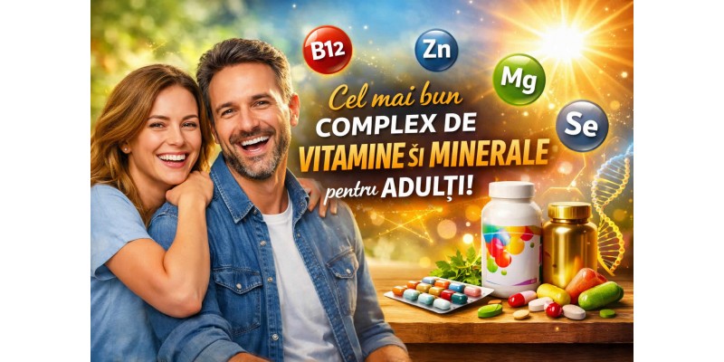 Cel mai bun complex de vitamine și minerale pentru adulți – energie, imunitate și vitalitate zilnică