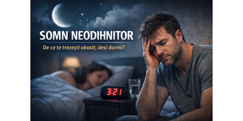 Somnul neodihnitor poate duce la oboseala dimineata, lipsa de concentrare si stare de epuizare pe parcursul zilei.