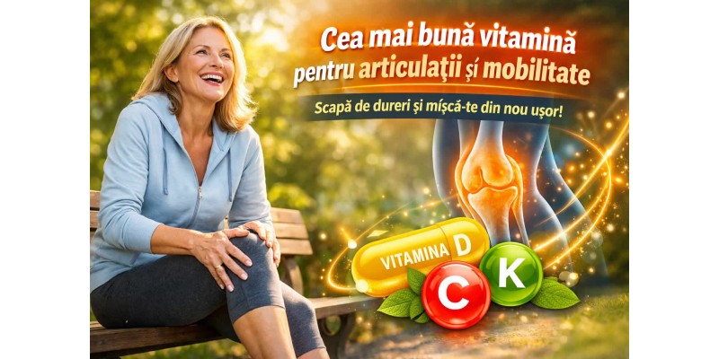 Cea mai bună vitamină pentru articulații și mobilitate la genunchi și mers dificil