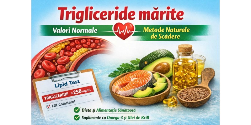 trigliceride marite valori normale si metode naturale de scadere omega 3 ulei de krill