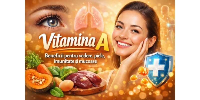 Vitamina A beneficii pentru vedere, piele, imunitate și mucoase