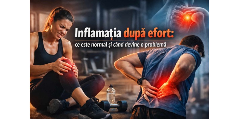 Inflamația după efort: ce este normal și când devine o problemă după antrenament intens