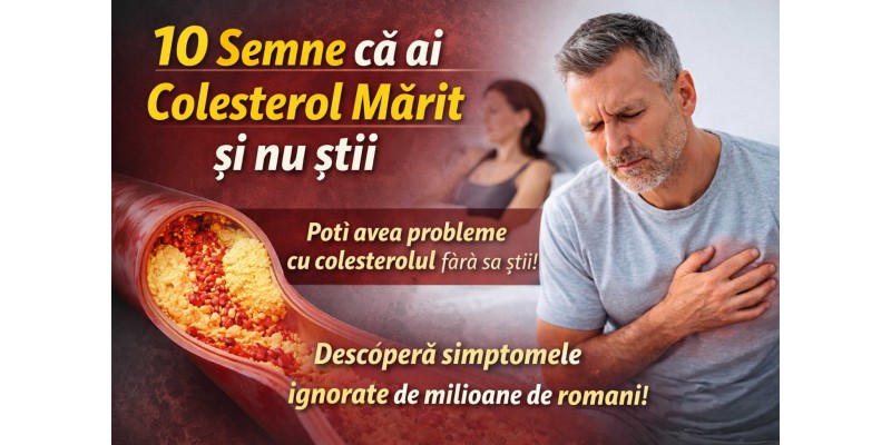 10 semne că ai colesterol mărit și nu știi – simptome și riscuri pentru inimă