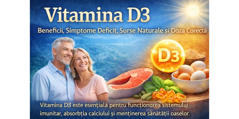 Vitamina D3 beneficii pentru imunitate oase și absorbția calciului – simptome deficit vitamina D