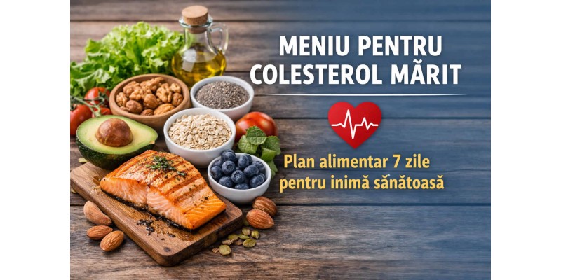 Meniu pentru colesterol marit plan alimentar 7 zile alimente care scad colesterolul somon avocado ovaz nuci