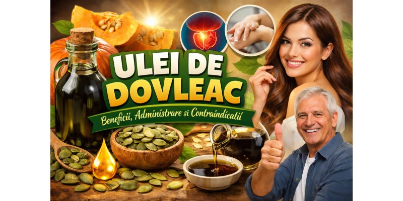 Ulei de dovleac - beneficii, administrare si contraindicatii pentru prostata, par si piele