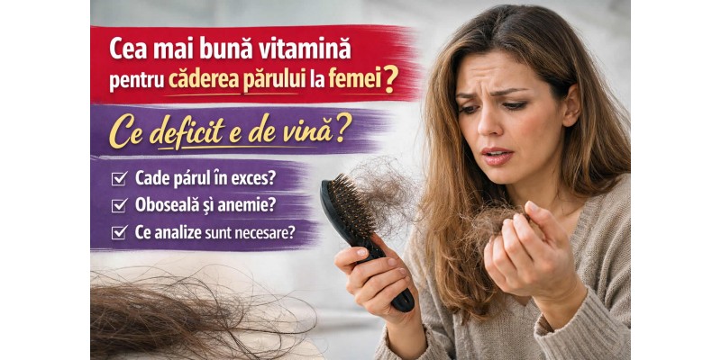 Cea mai bună vitamină pentru căderea părului la femei, femeie îngrijorată de subțierea părului și lipsa de volum