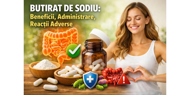 Butirat de sodiu beneficii administrare reacții adverse pentru sănătatea intestinului