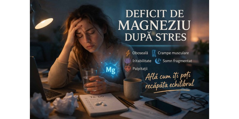 Deficit de magneziu după stres - simptome, cauze, analize și cum îl corectezi inteligent