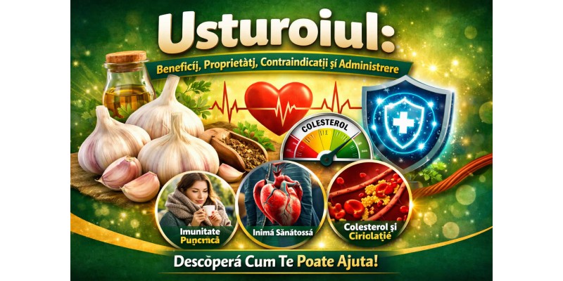 Banner usturoi beneficii, proprietăți, contraindicații și administrare pentru imunitate, colesterol și circulație