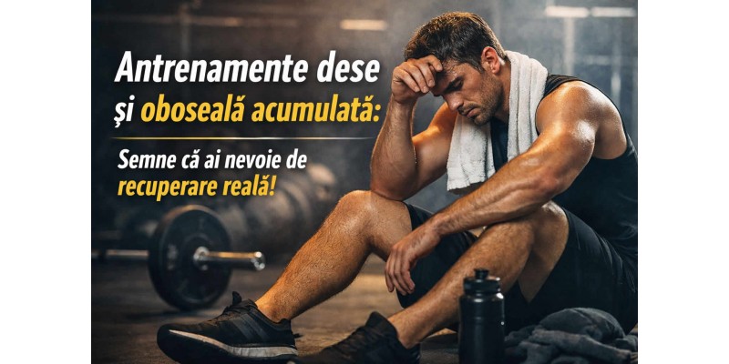 Antrenamente dese și oboseală acumulată – semne că ai nevoie de recuperare reală