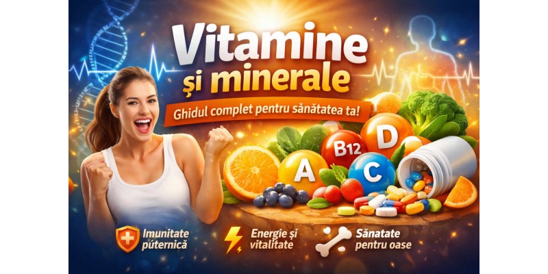 Vitamine și minerale ghid complet pentru energie imunitate oase și sănătate zilnică