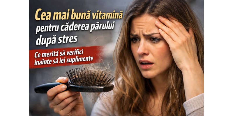 Cea mai bună vitamină pentru căderea părului după stres