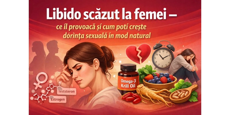 Libido scazut la femei – cauze hormonale, stres si metode naturale pentru cresterea dorintei sexuale