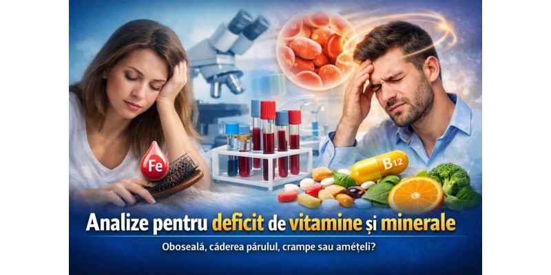 Analize pentru deficit de vitamine și minerale la o femeie obosită care verifică rezultatele medicale