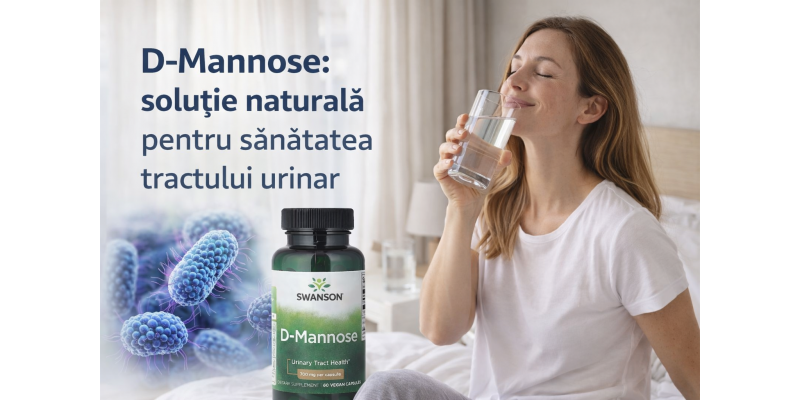 D-Mannose (D-Manoză): soluție naturală pentru sănătatea tractului urinar