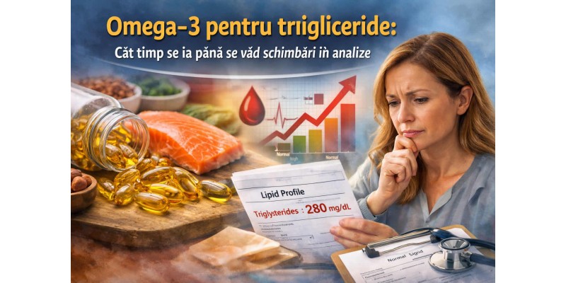 Omega-3 pentru trigliceride: cât timp se ia până se văd schimbări în analize