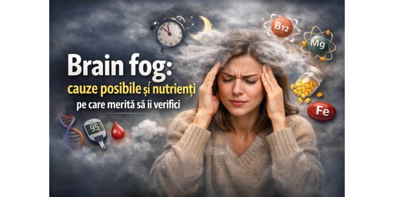 Brain fog cauze posibile și nutrienți pe care merită să îi verifici