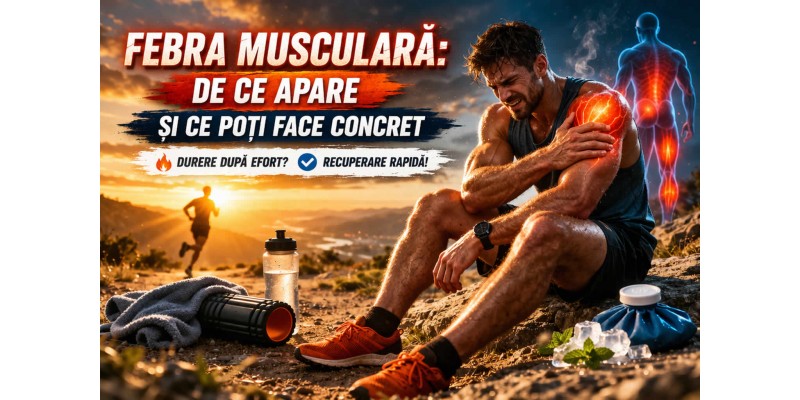 Febra musculară după antrenament intens – de ce apare și ce poți face concret