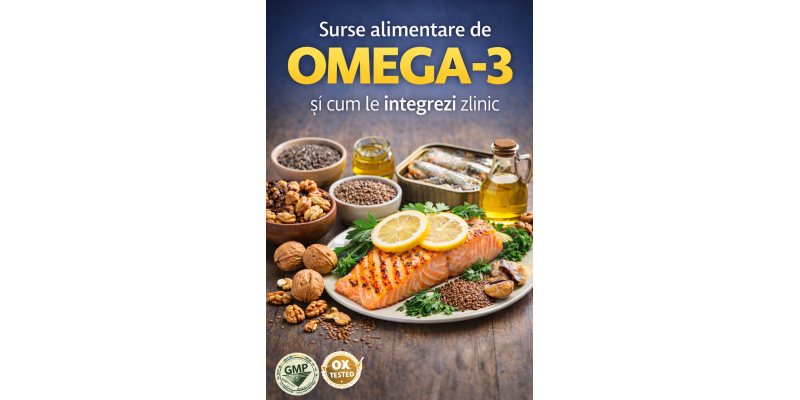 Surse alimentare de Omega-3 și cum le integrezi zilnic