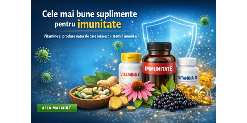 Cele mai bune suplimente pentru imunitate – vitamine C, vitamina D și produse naturale pentru întărirea sistemului imunitar