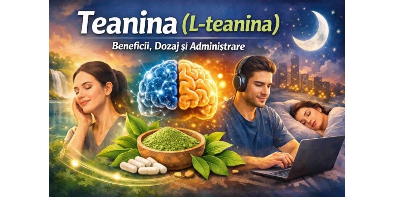 Teanina L-teanina beneficii, dozaj si administrare pentru stres, focus si somn