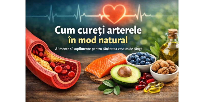 Cum cureți arterele în mod natural – alimente și suplimente pentru curățarea vaselor de sânge și reducerea colesterolului