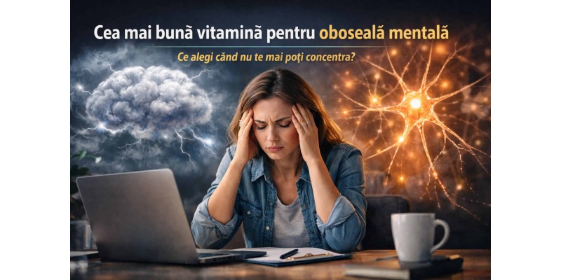 Cea mai bună vitamină pentru oboseală mentală și lipsă de concentrare