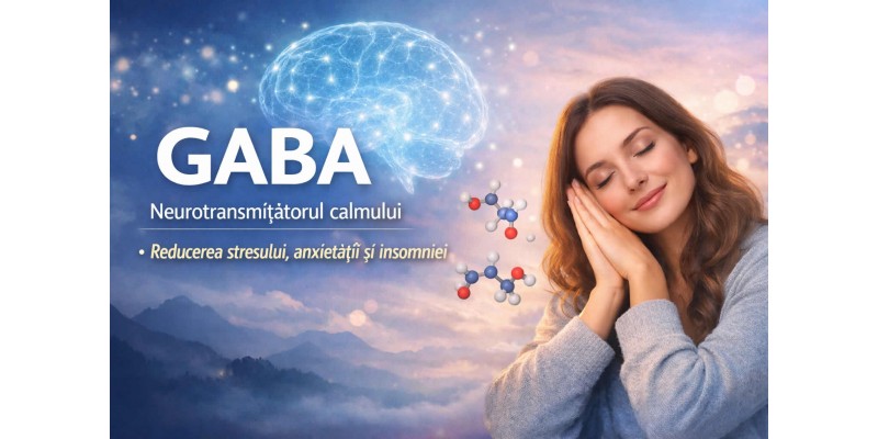 GABA neurotransmitatorul calmului reducerea stresului anxietatii si insomniei