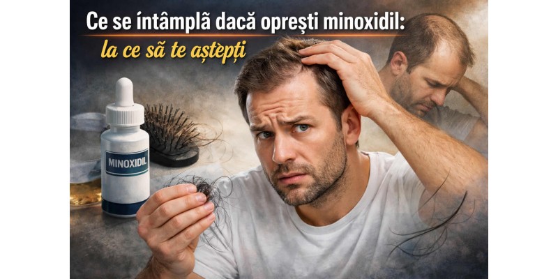 Ce se întâmplă dacă oprești minoxidil și la ce să te aștepți după întreruperea tratamentului pentru căderea părului