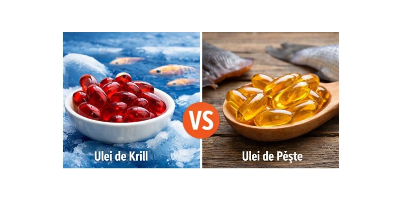 Krill Oil și Omega 3 – diferențe, beneficii reale și cum alegi suplimentul potrivit