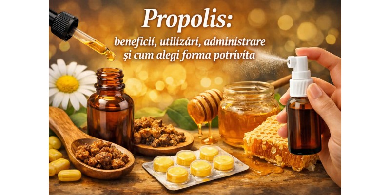 Propolis beneficii utilizări administrare și alegerea formei potrivite spray tinctură capsule