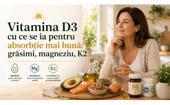 Vitamina D3 cu ce se ia pentru absorbție mai bună – grăsimi, magneziu, K2