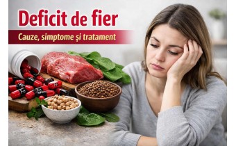 Deficit de fier – simptome, cauze și tratament pentru anemie explicate prin alimente bogate în fier și suplimente