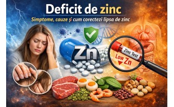 Deficit de zinc: simptome, cauze și cum corectezi lipsa de zinc
