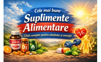 Cele mai bune suplimente alimentare – vitamine, magneziu, omega 3 si colagen pentru sanatate
