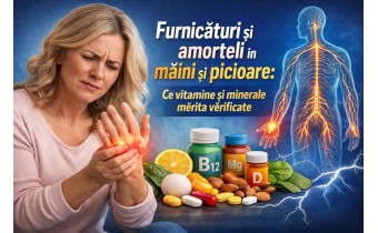 Furnicături și amorțeli în mâini și picioare, vitamine și minerale care merită verificate