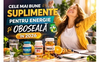 Cele mai bune suplimente pentru energie și oboseală în 2026 – magneziu, vitamina B12, CoQ10 și omega 3