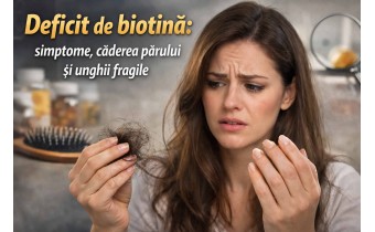 Deficit de biotină simptome cu femeie îngrijorată de căderea părului și unghii fragile