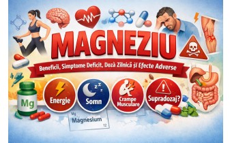Magneziu beneficii simptome deficit doza zilnica efecte adverse suplimente magneziu