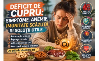 Deficit de cupru simptome, anemie, imunitate scăzută și soluții utile