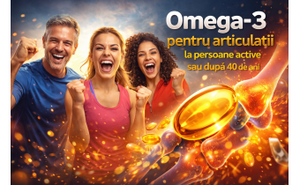 Omega-3 pentru articulații la persoane active sau după 40 de ani