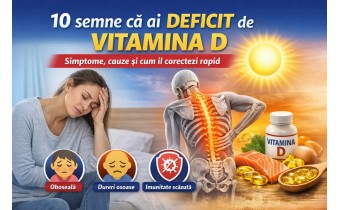 deficit vitamina D simptome oboseala dureri osoase imunitate scazuta